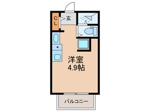 アルテハイム神戸県庁前の物件間取画像